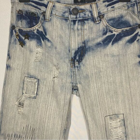 Boys Road Narrows light wash denim shorts size 14 - Picture 2 of 6